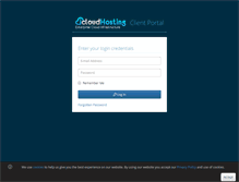 Tablet Screenshot of portal.icloudhosting.com